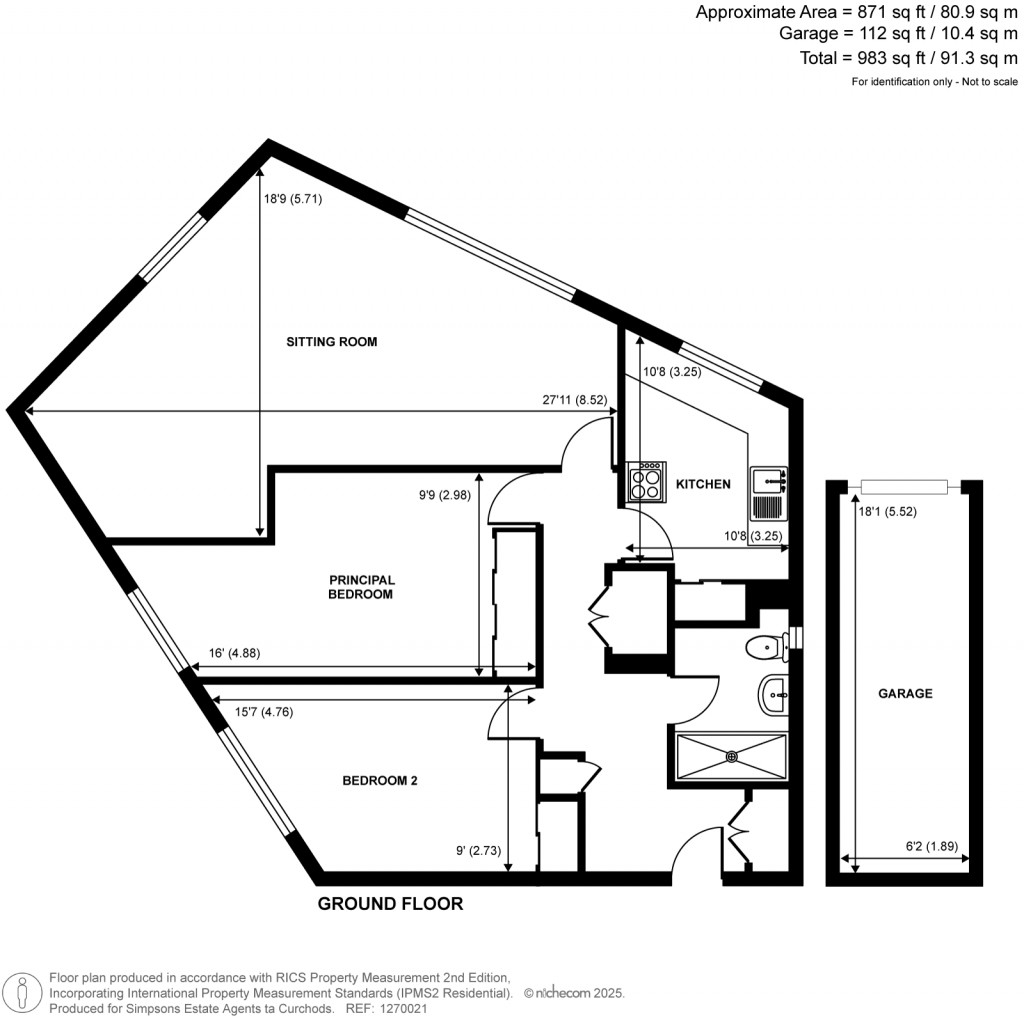 Floorplans For Heathside, Weybridge, Surrey