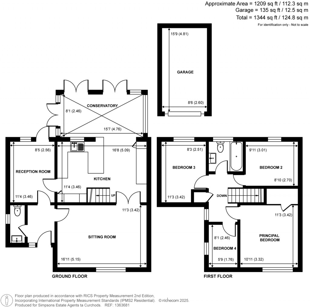 Floorplans For Holme Chase, Weybridge, Surrey