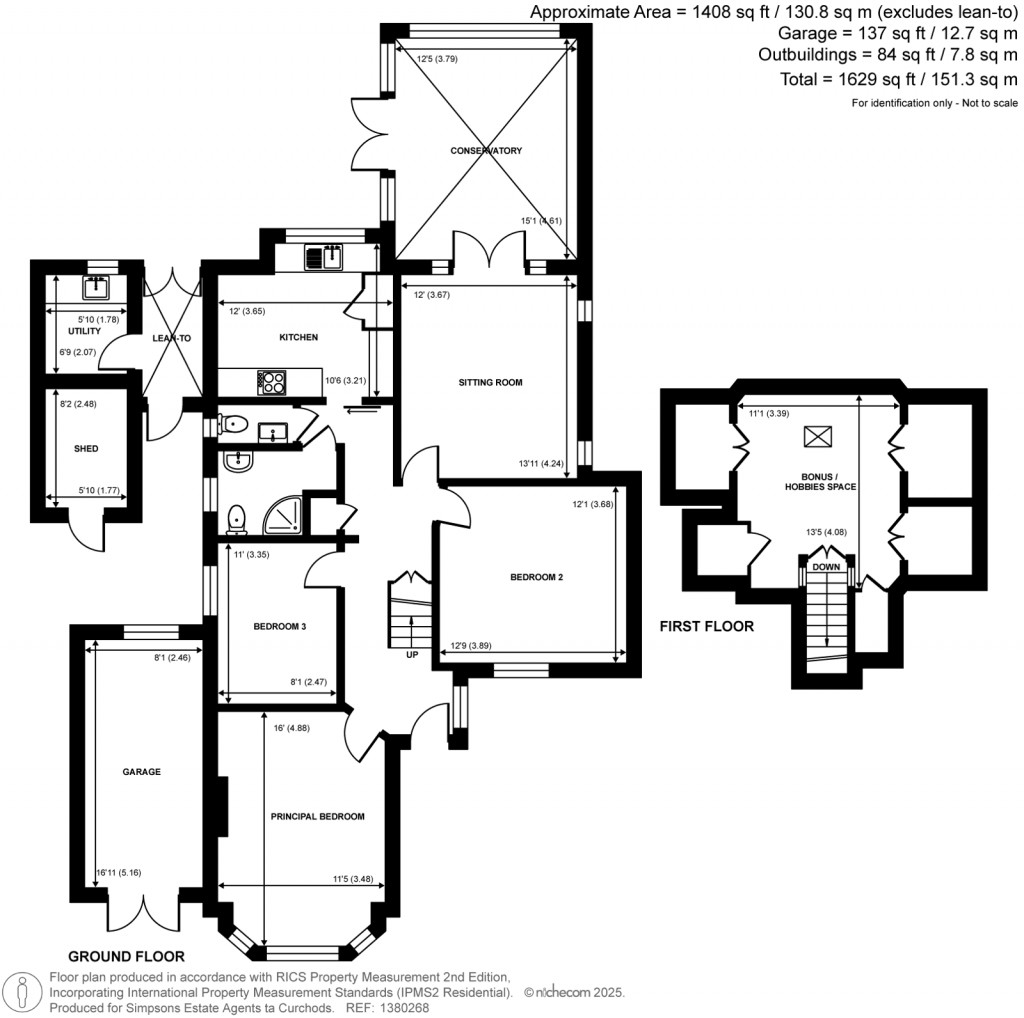 Floorplans For Walton Lane, Weybridge, Surrey