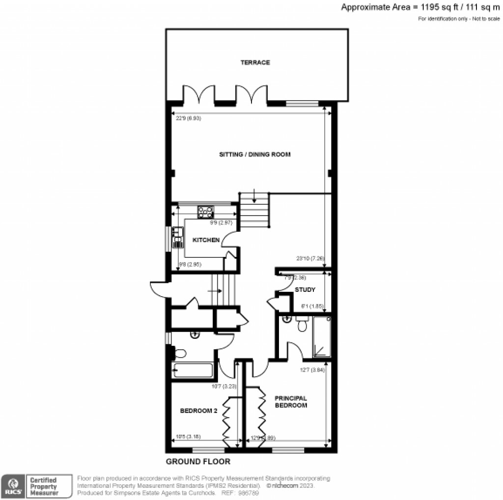 Floorplans For Whittets Ait, Jessamy Road, Weybridge, KT13