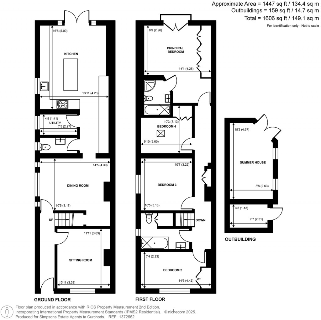 Floorplans For Waverley Road, Weybridge, Surrey