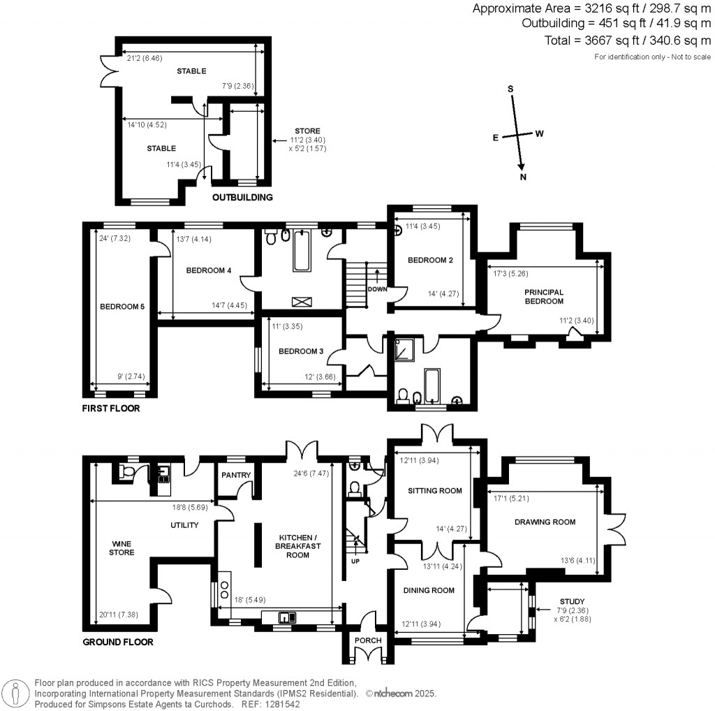 Floorplans For Byfleet Road, Cobham, KT11