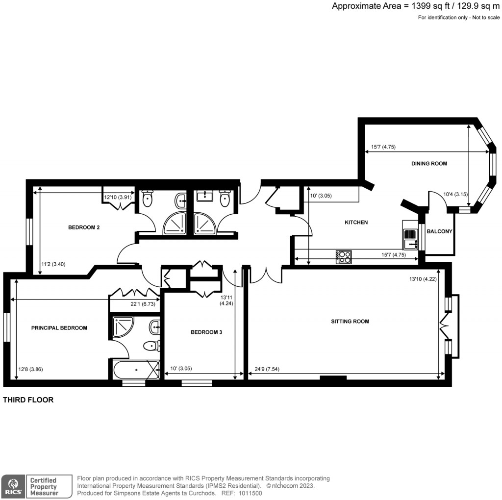 Floorplans For Wey Road, Weybridge, KT13
