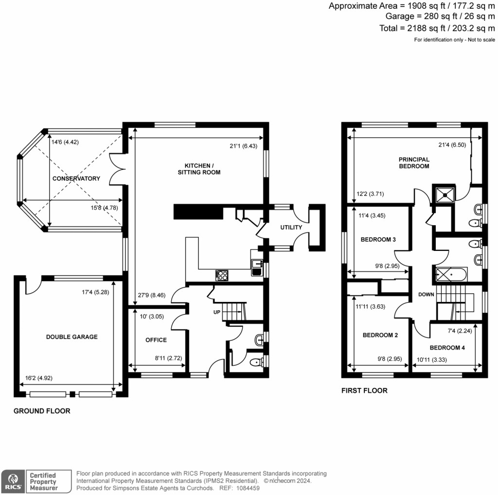 Floorplans For Devonshire Road, Weybridge, KT13