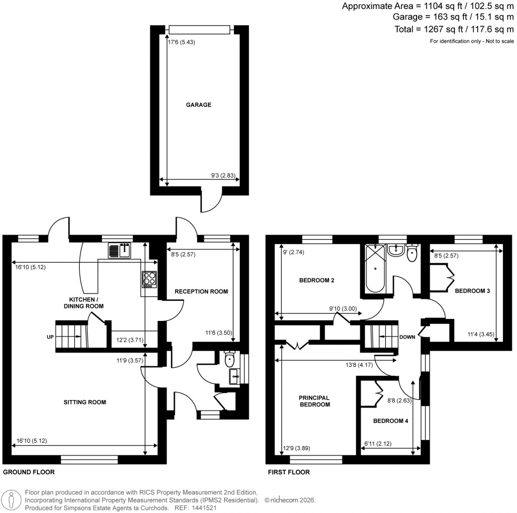 Floorplans For Holme Chase, Weybridge, Surrey