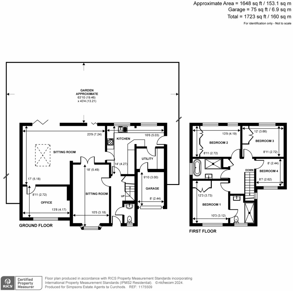 Floorplans For St. James Mews, Weybridge, Surrey