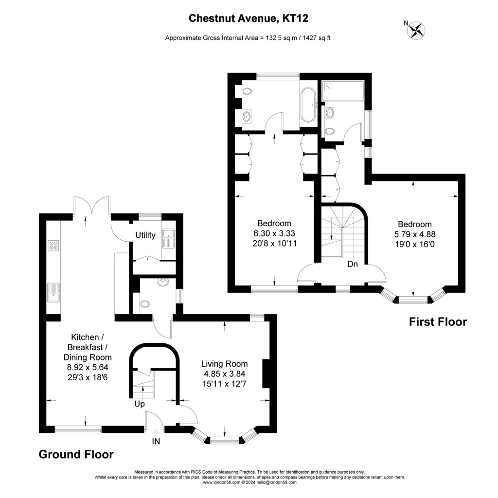 Floorplans For Chestnut Avenue, Whiteley Village, Hersham, KT12