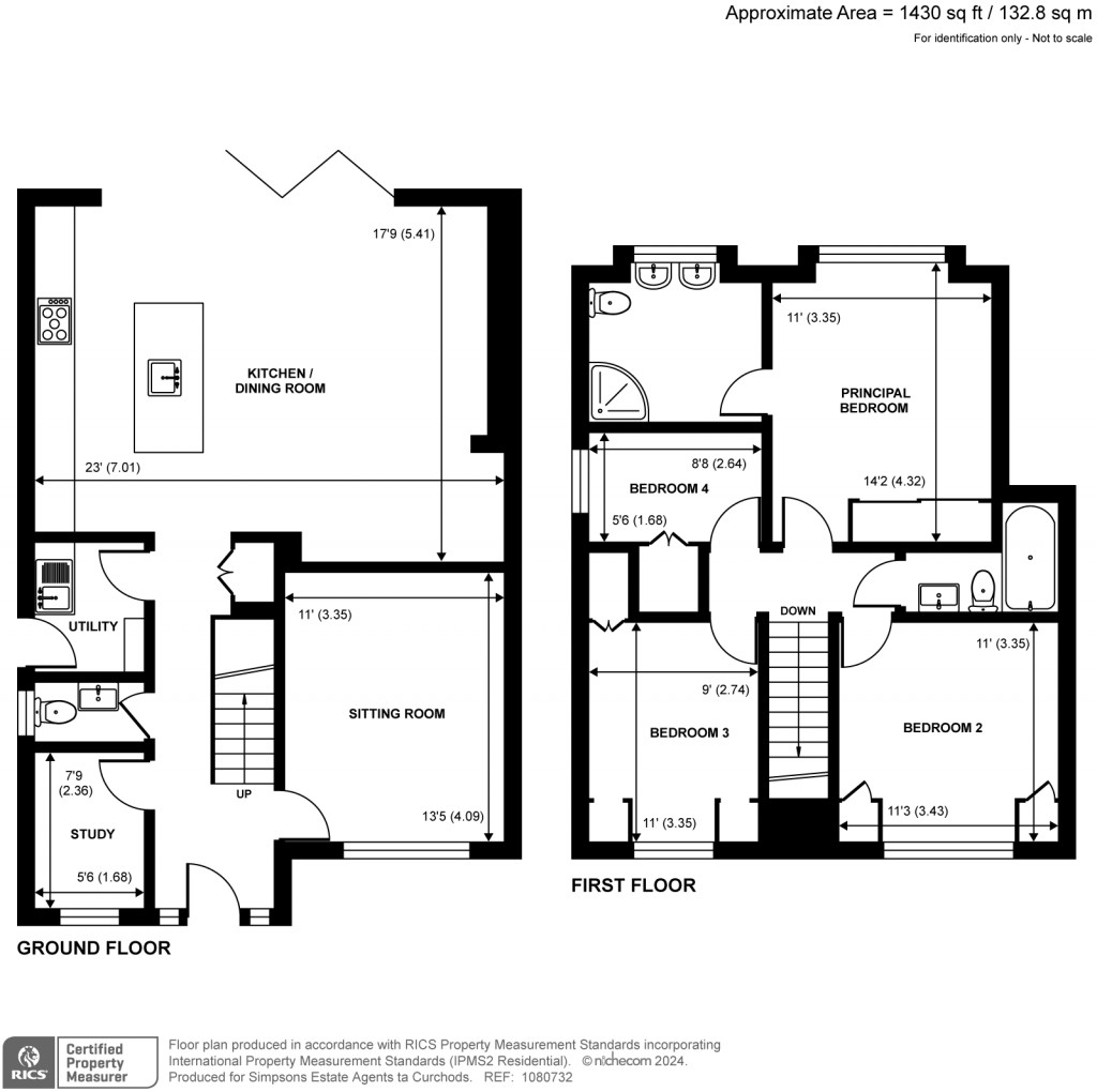 Floorplans For Foxholes, Weybridge, KT13