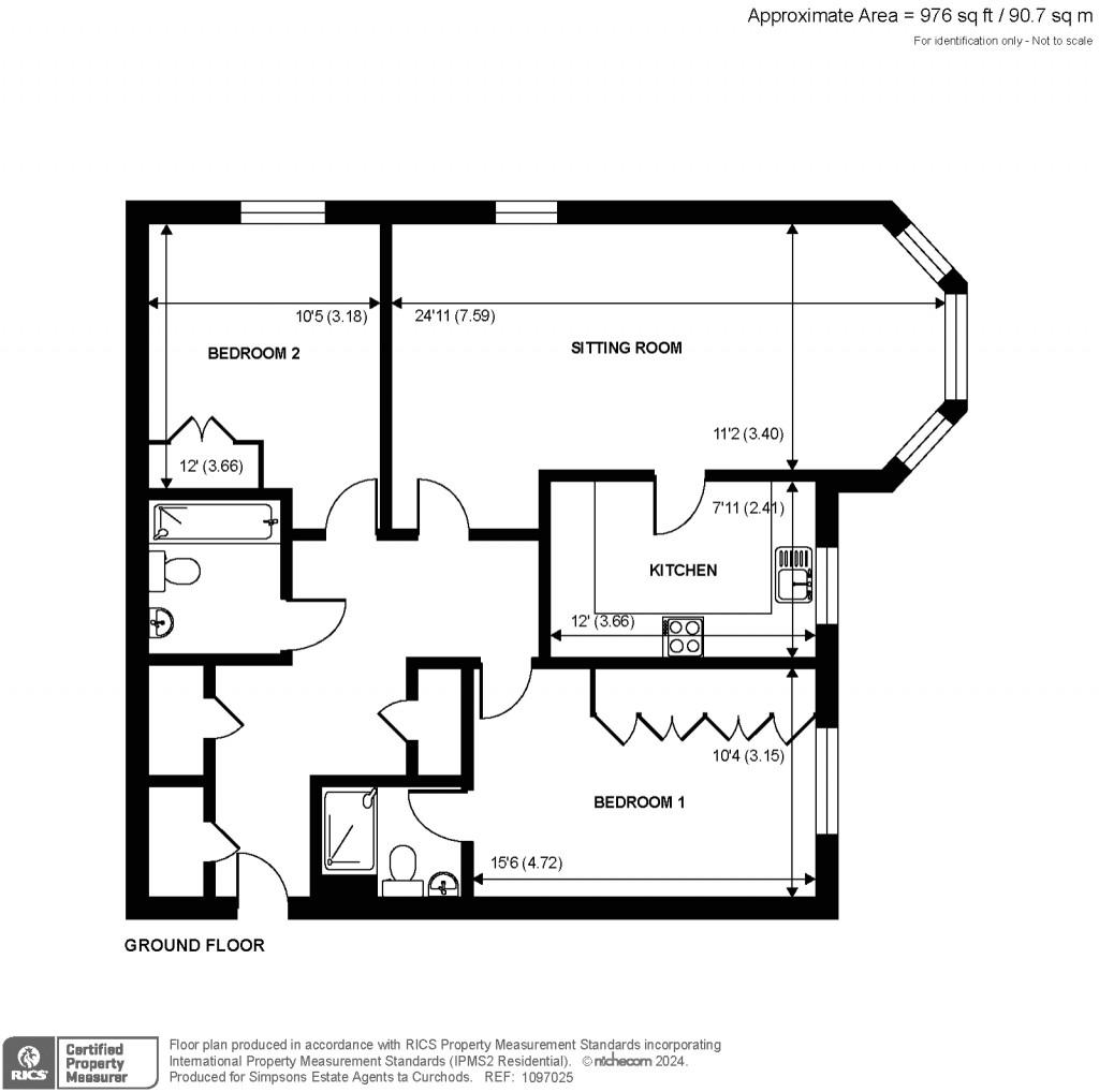 Floorplans For Weybridge, Surrey