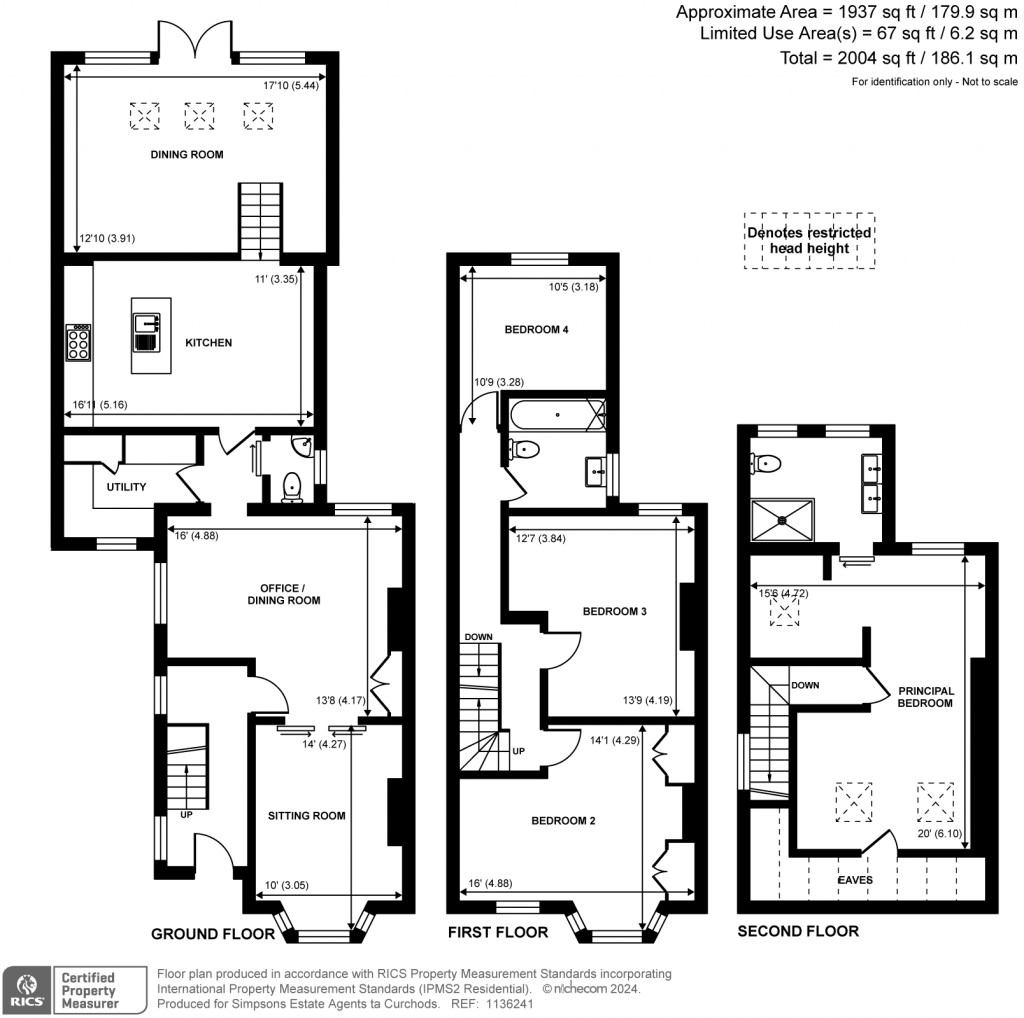 Floorplans For Portmore Park Road, Weybridge, KT13