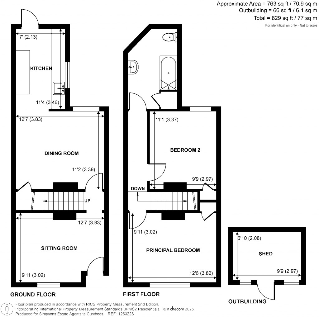 Floorplans For Glencoe Road, Weybridge, Surrey