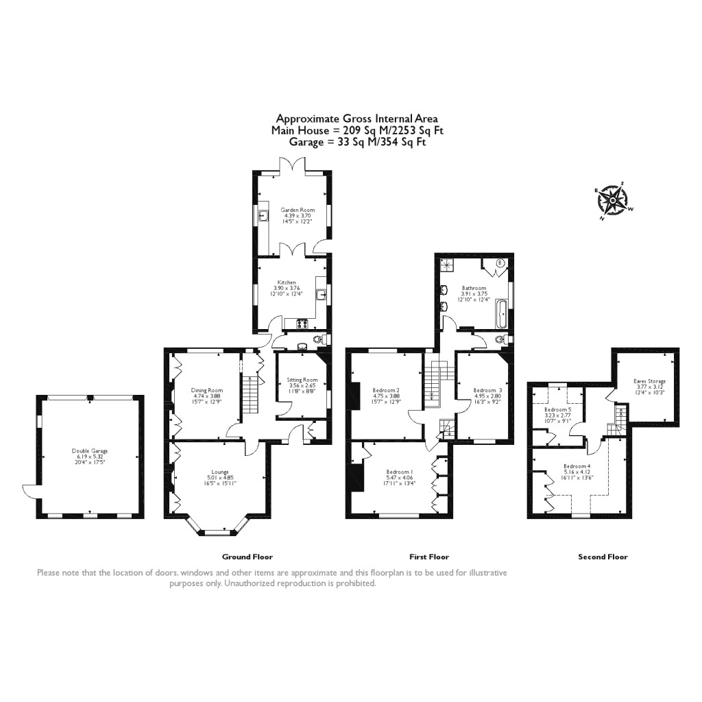 Floorplans For Thames Street, Weybridge, KT13