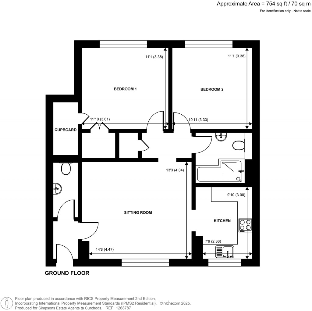 Floorplans For Arlington Lodge, Monument Hill, Weybridge, KT13