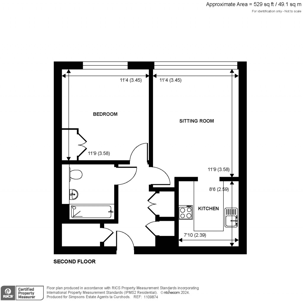 Floorplans For Railton Close, Weybridge, KT13