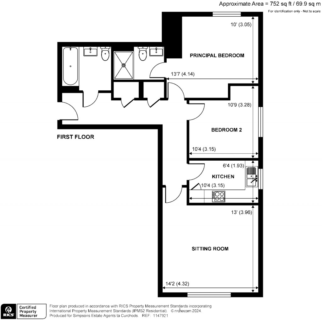 Floorplans For Portmore Park Road, Weybridge, Surrey