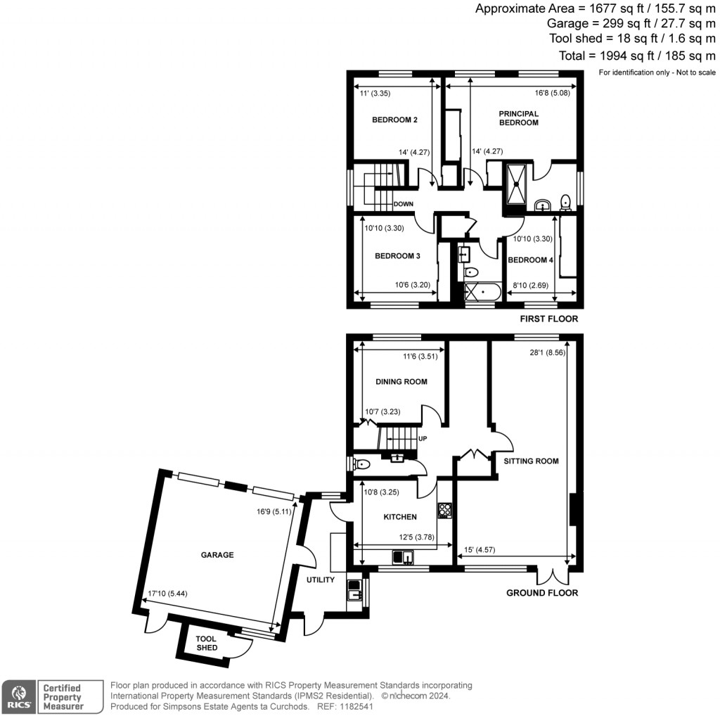 Floorplans For Rosslyn Park, Weybridge, KT13