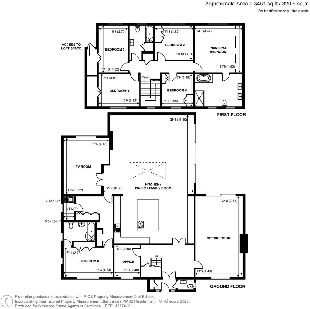 Floorplans For Godolphin Road, Weybridge, Surrey