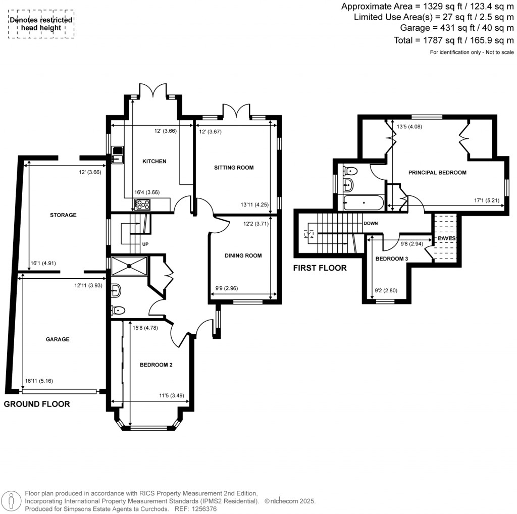 Floorplans For Walton Lane, Weybridge, KT13