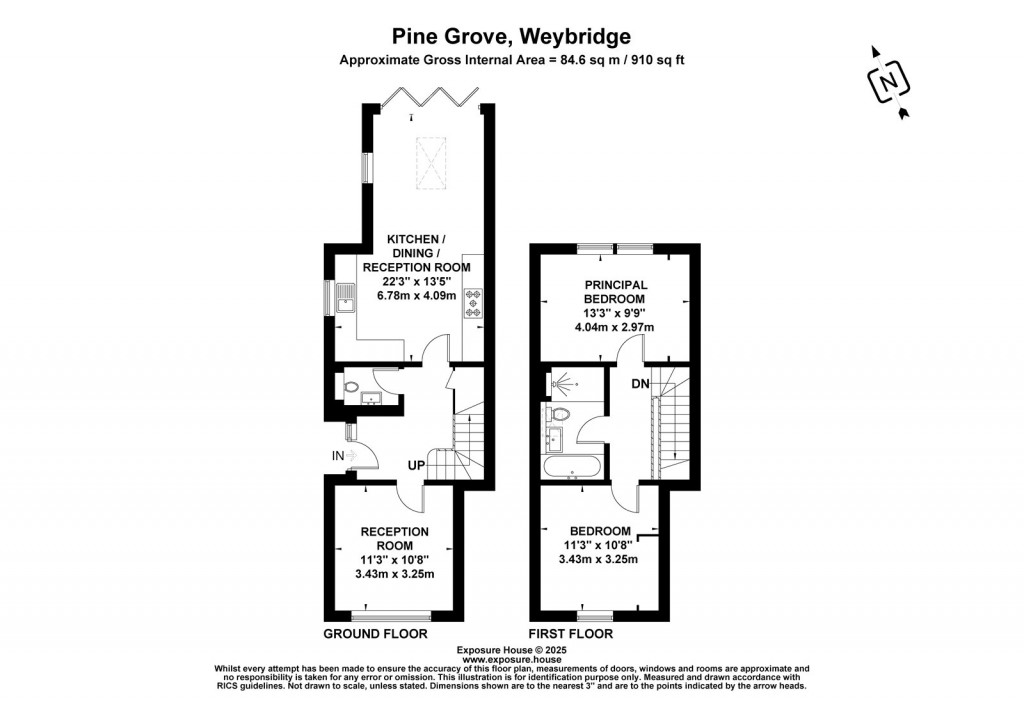 Floorplans For Chester Place, Pine Grove, Weybridge, KT13