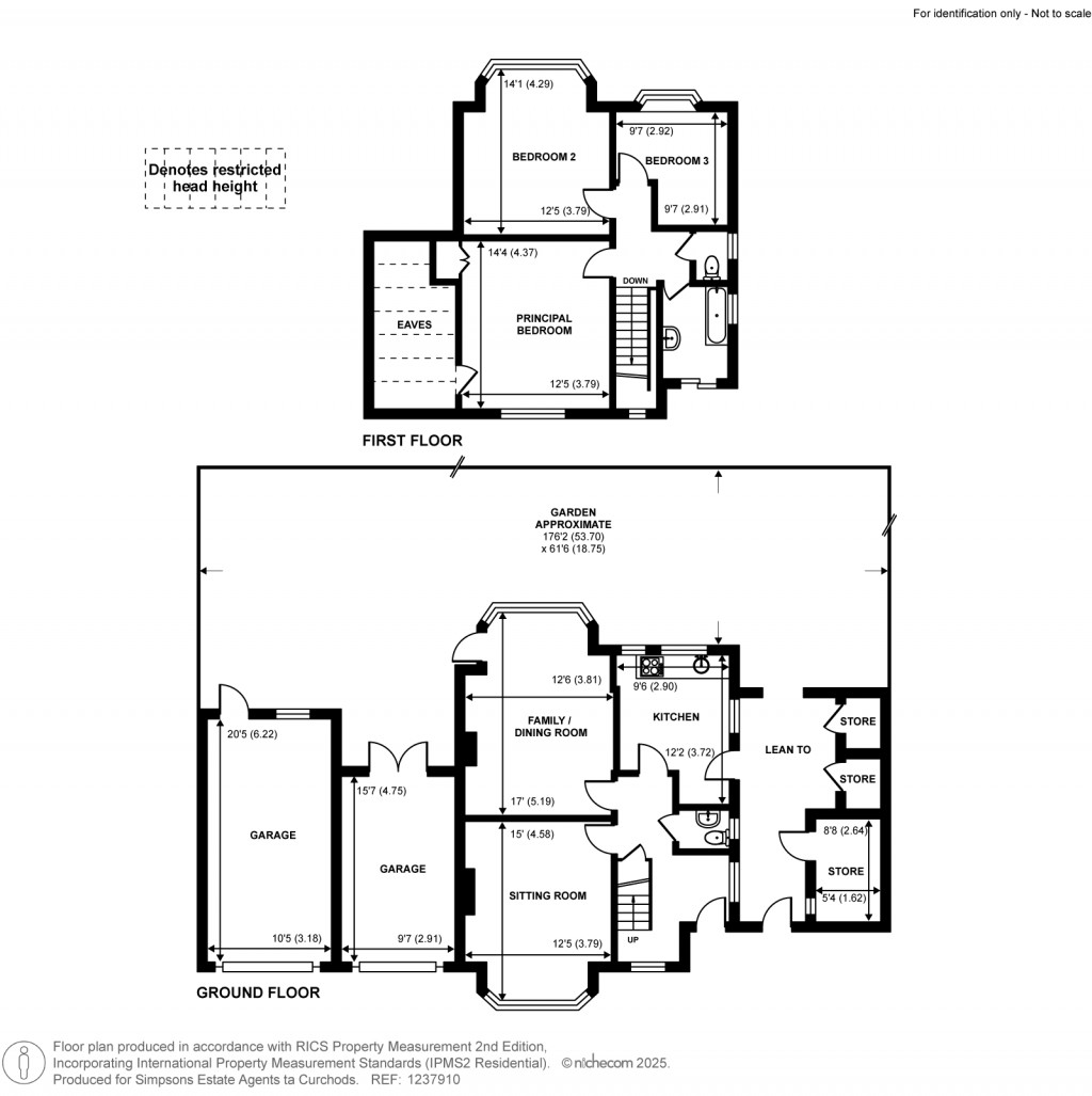 Floorplans For Woodland Way, Weybridge, KT13