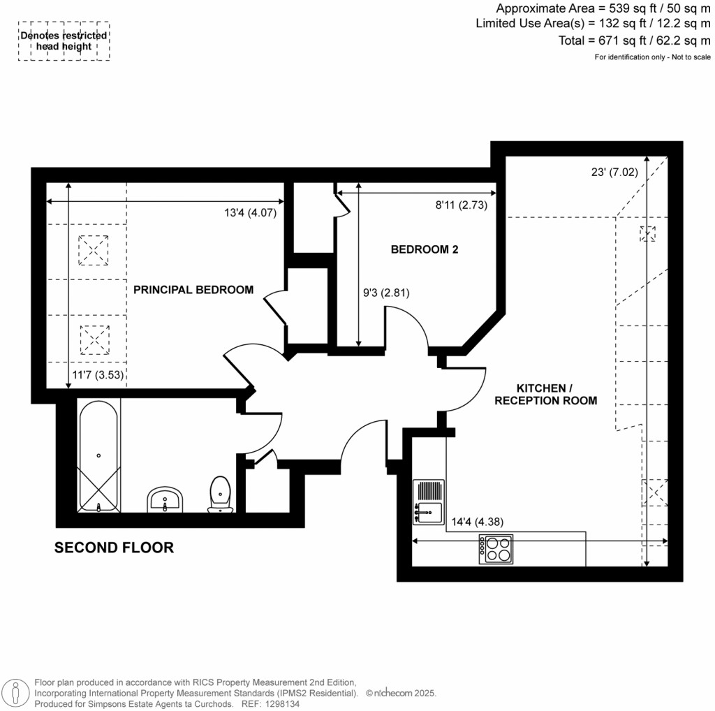 Floorplans For Balfour Road, 5 Balfour Road, Weybridge, Weybridge, Surrey