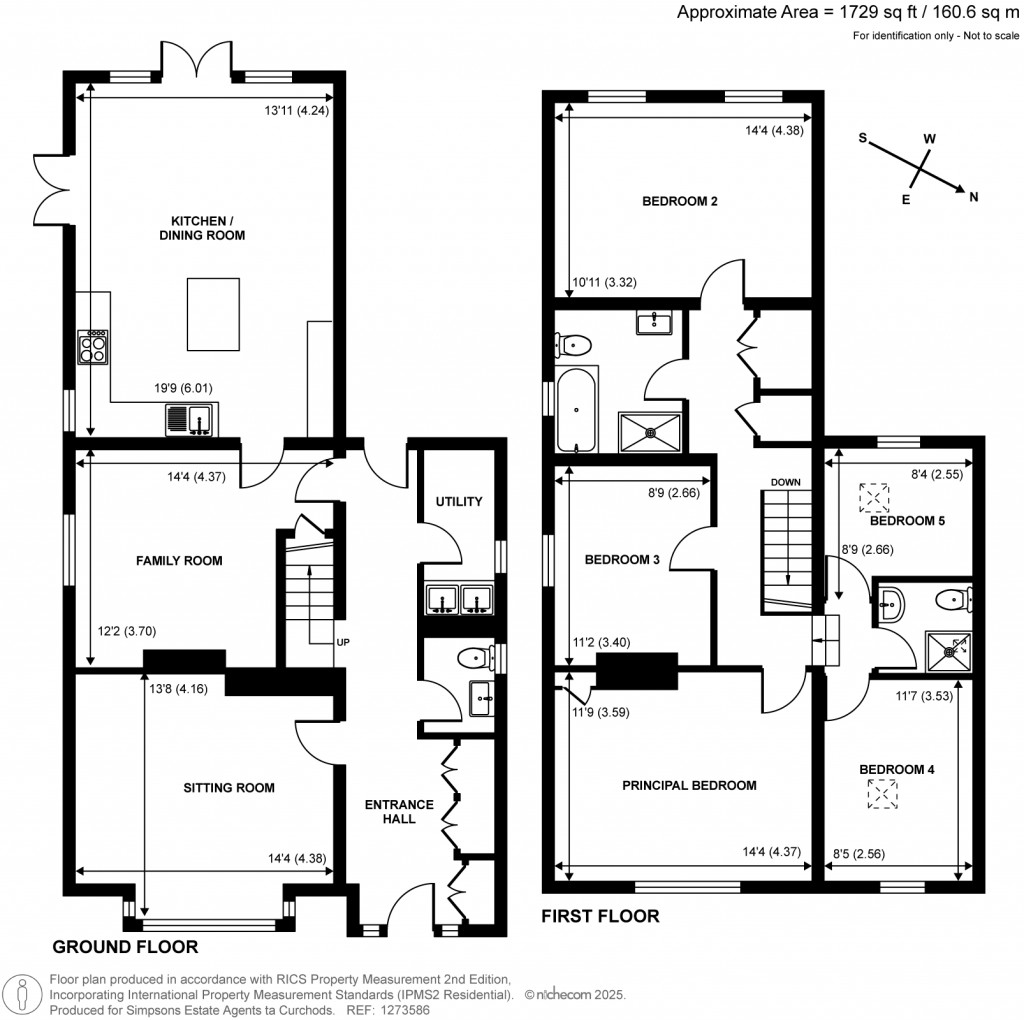 Floorplans For St. Marys Road, Weybridge, Surrey