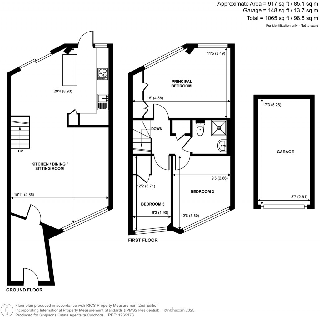 Floorplans For Templemere, Weybridge, Surrey