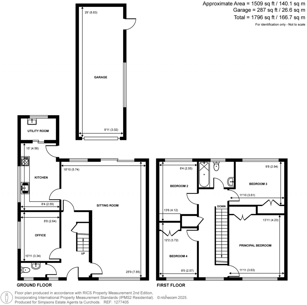 Floorplans For Westdene Way, Weybridge, KT13