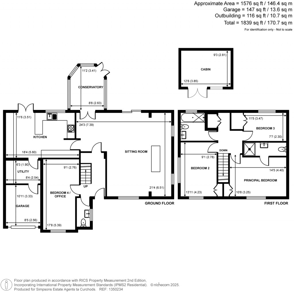 Floorplans For Netherby Park, Weybridge, Surrey