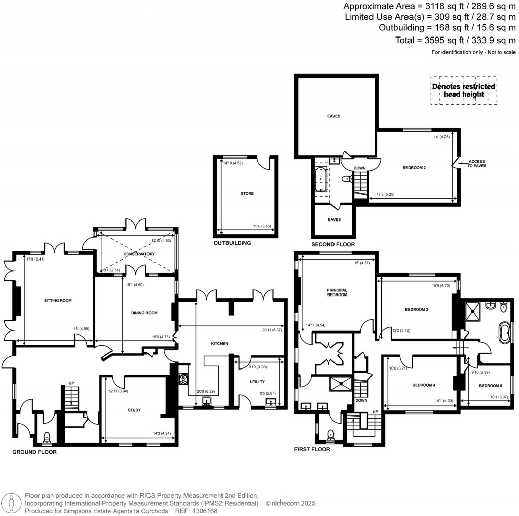 Floorplans For Wey Road, Weybridge, Surrey