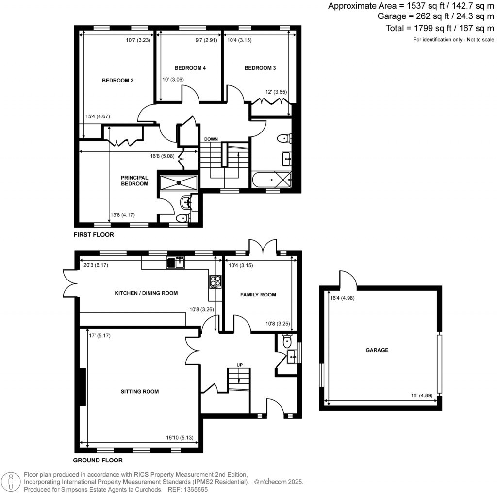 Floorplans For Stoneleigh Park, Weybridge, Surrey
