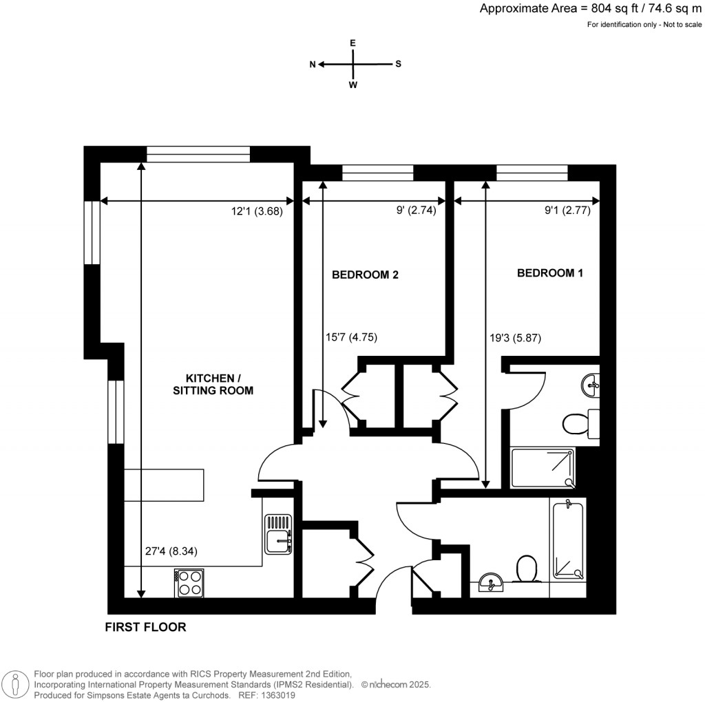 Floorplans For Brooklands Road, 97 Brooklands Road, Weybridge, Surrey