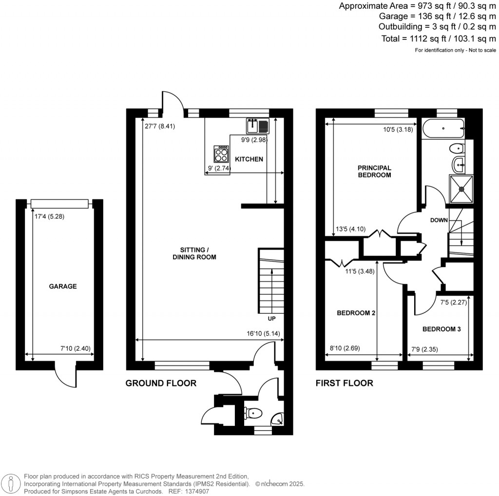 Floorplans For Hanger Hill, Weybridge, Surrey
