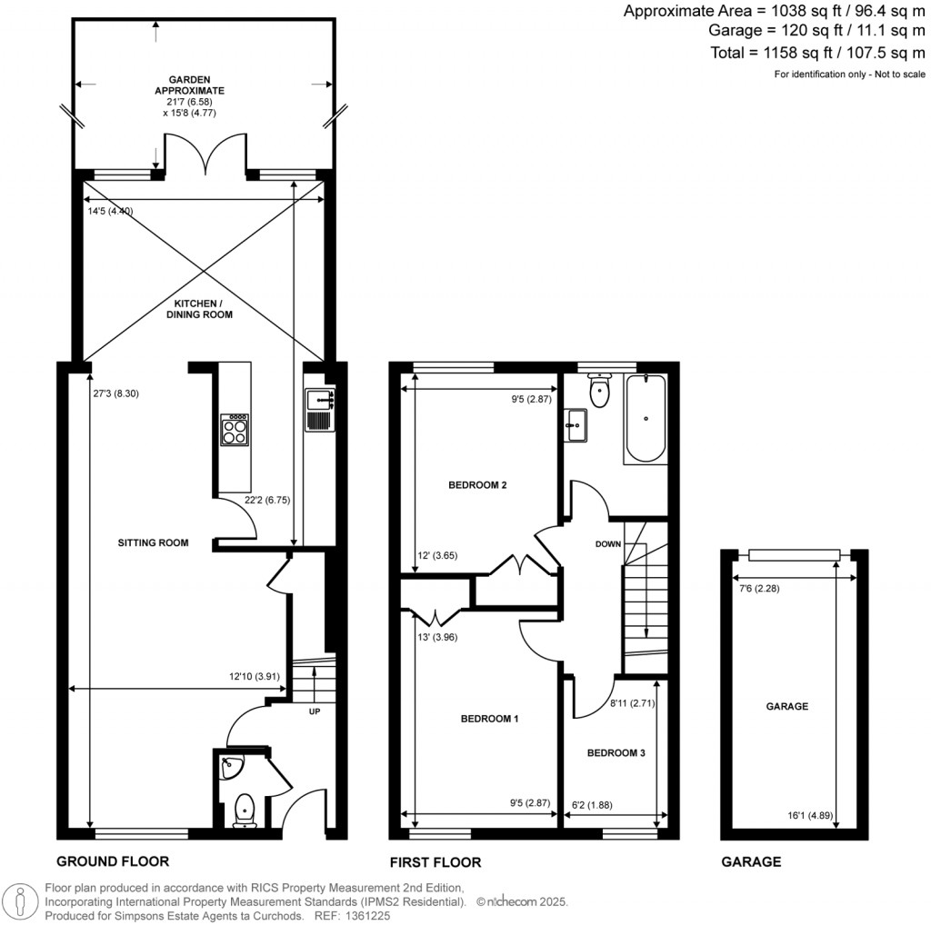 Floorplans For Hanover Walk, Weybridge, Surrey