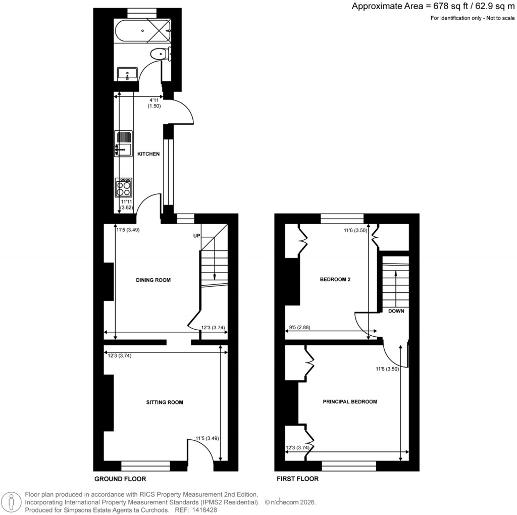 Floorplans For Adelaide Place, Weybridge, Surrey