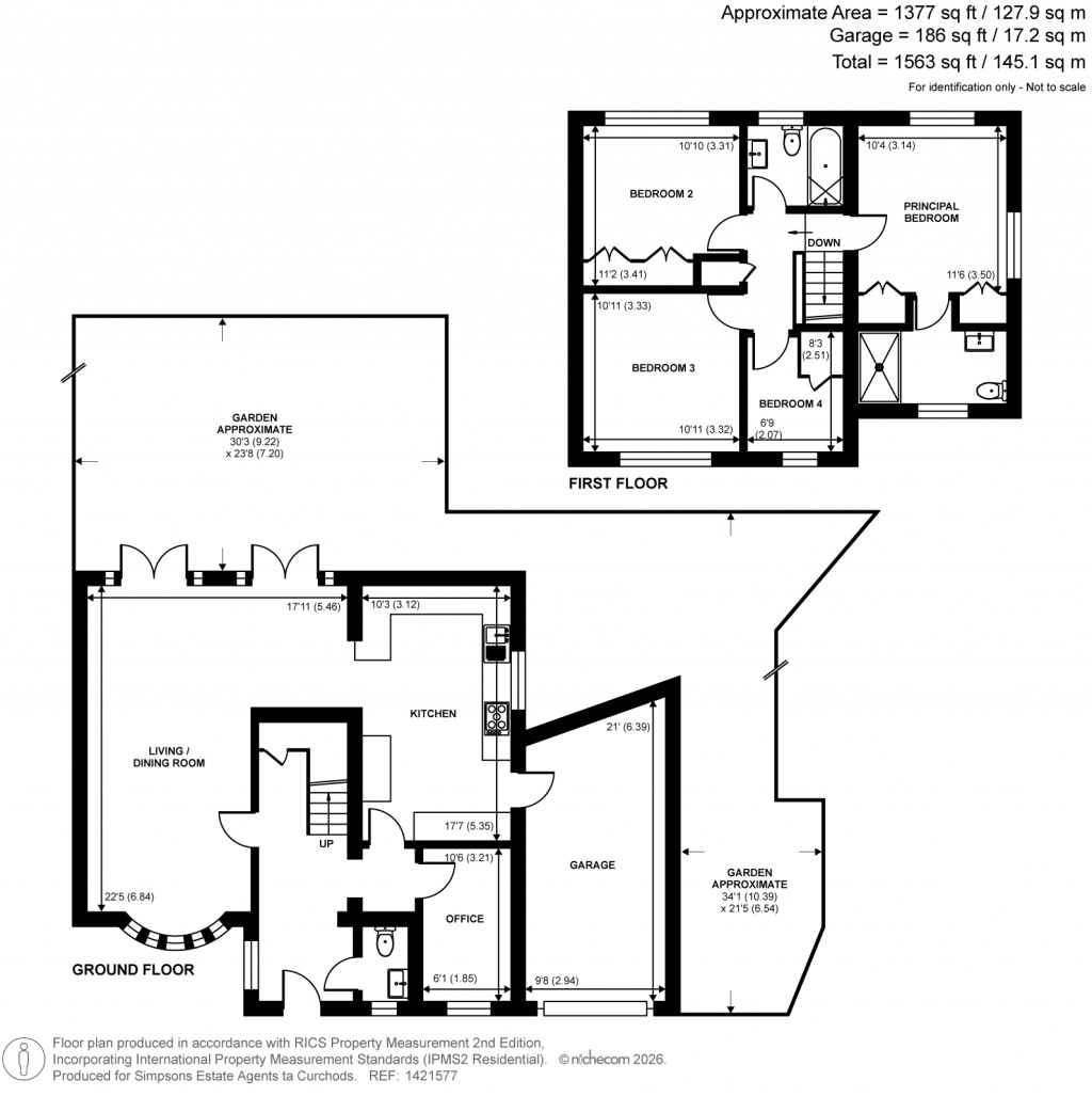 Floorplans For Barley Mow Way, Shepperton, Surrey