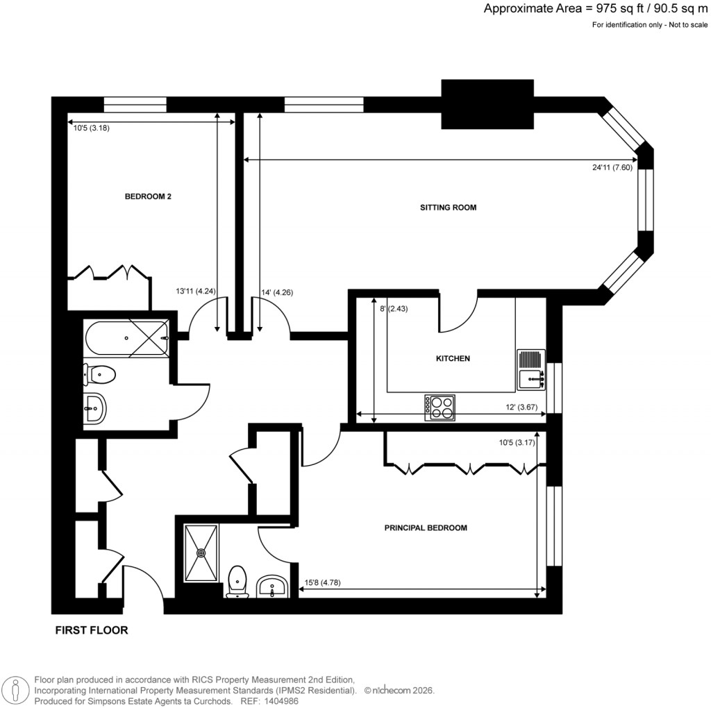 Floorplans For Queens Road, Weybridge, Surrey
