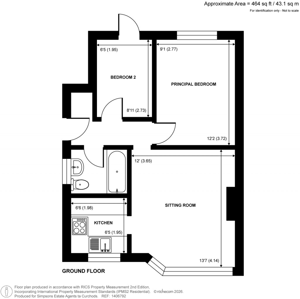 Floorplans For St. Marys Road, Weybridge, Surrey
