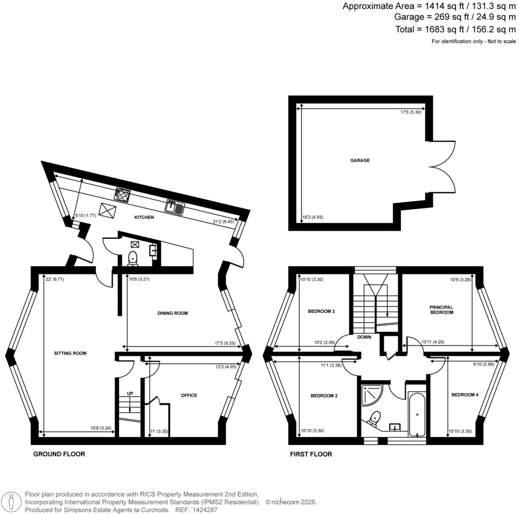 Floorplans For Templemere, Weybridge, Surrey