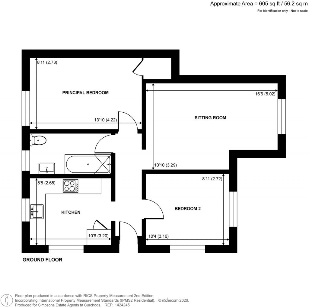 Floorplans For Monument Hill, Weybridge, Surrey