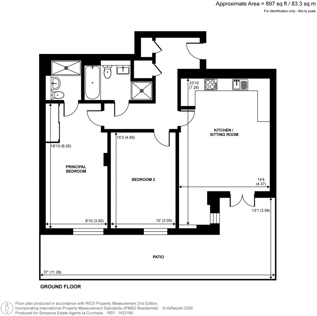 Floorplans For Queens Road, Weybridge, Surrey