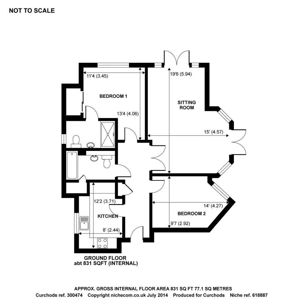 Floorplans For Rouse Close, Weybridge, Weybridge, Surrey