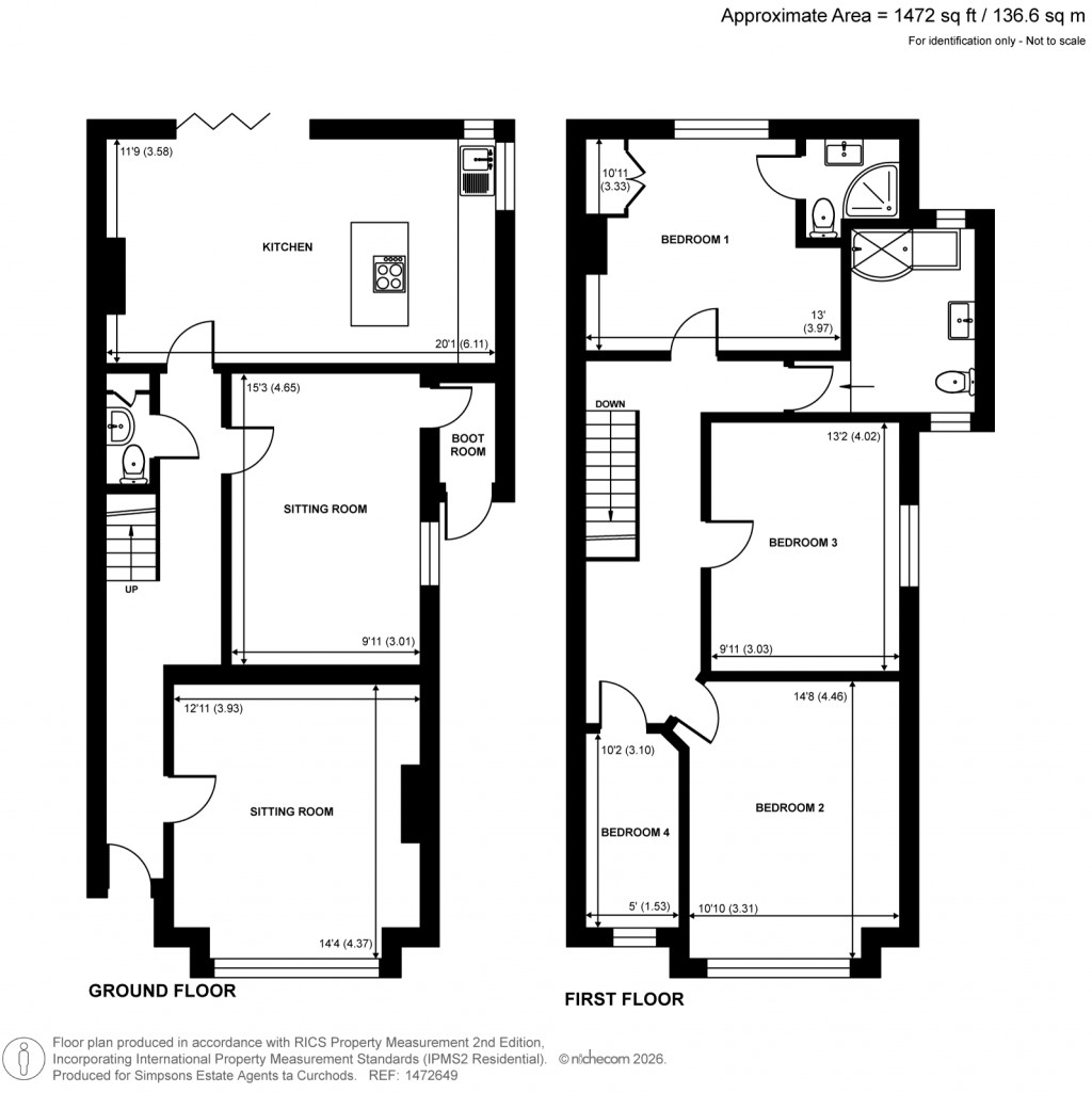 Floorplans For Minorca Road, Weybridge, Surrey
