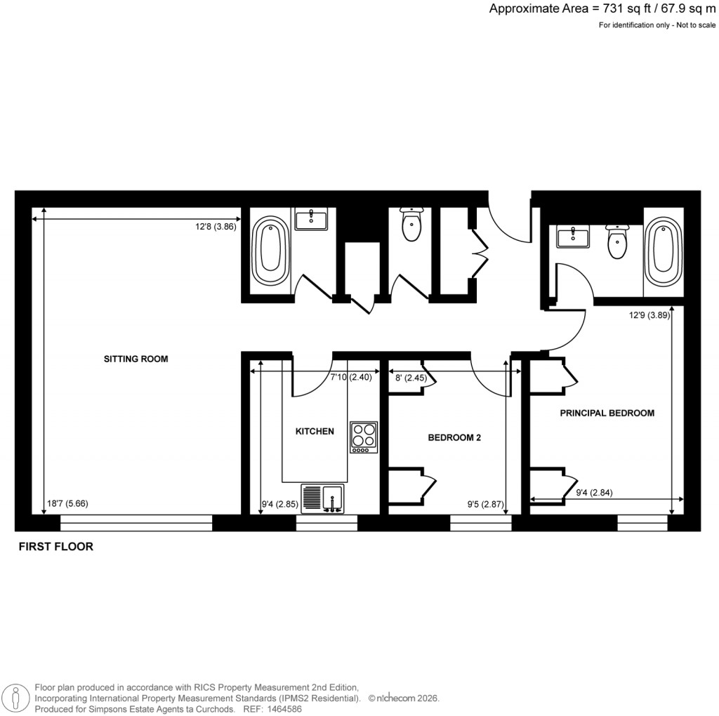 Floorplans For Ellesmere Road, Weybridge, Surrey