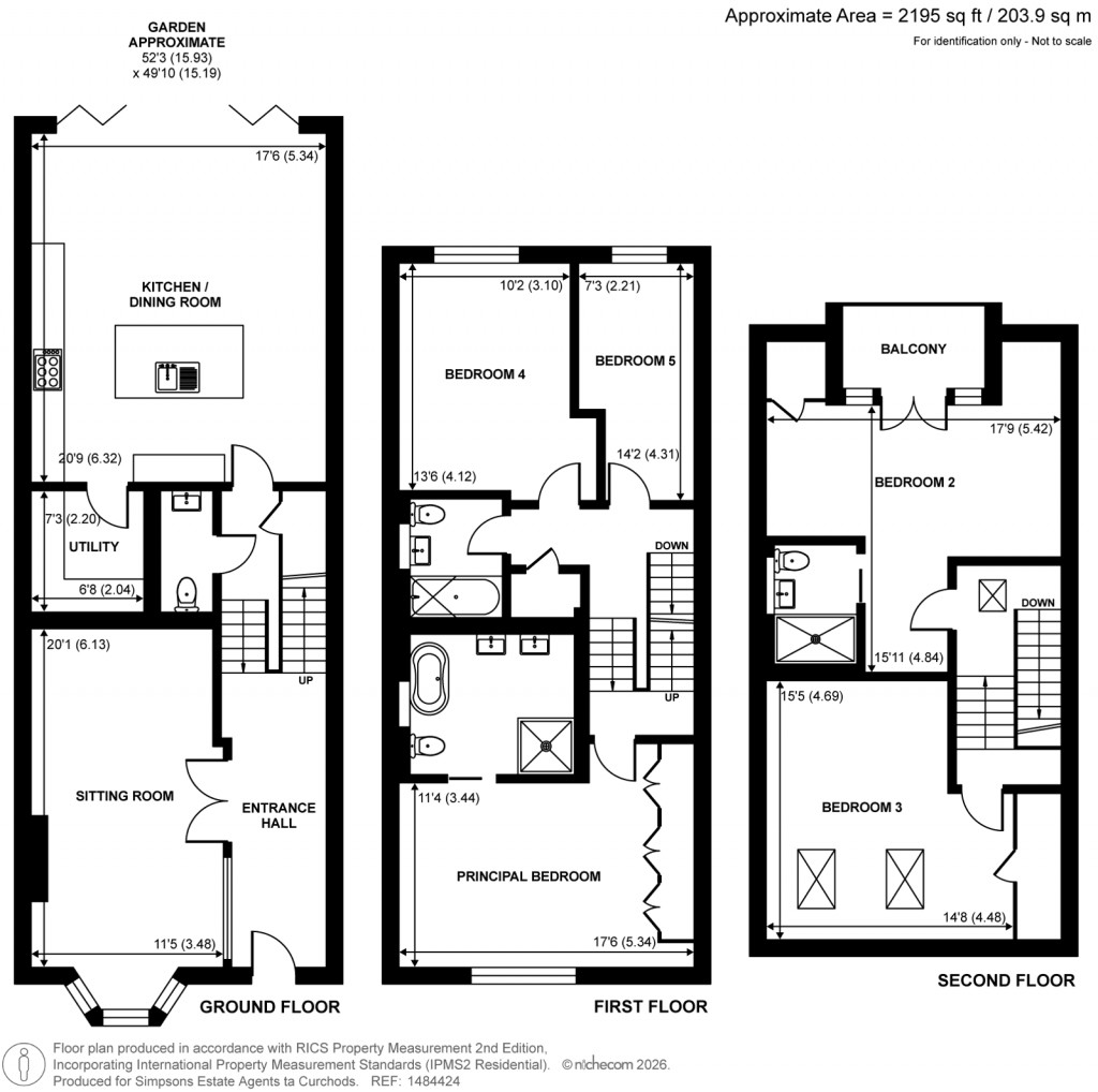 Floorplans For Weybridge, Surrey