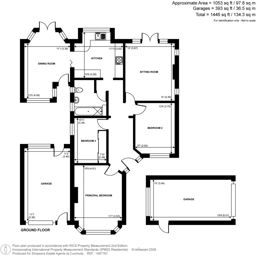 Floorplans For Walton Lane, Weybridge, Surrey