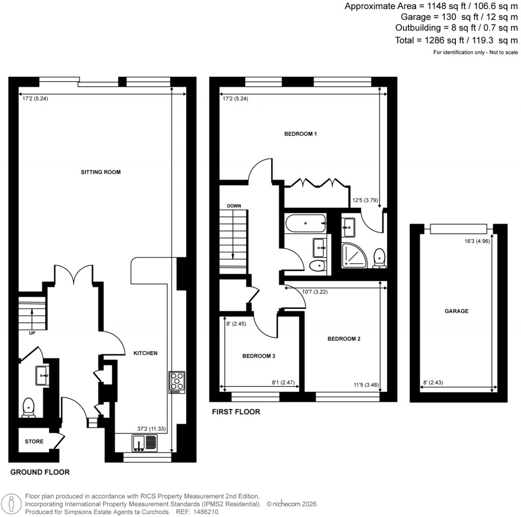 Floorplans For Weybridge, Surrey