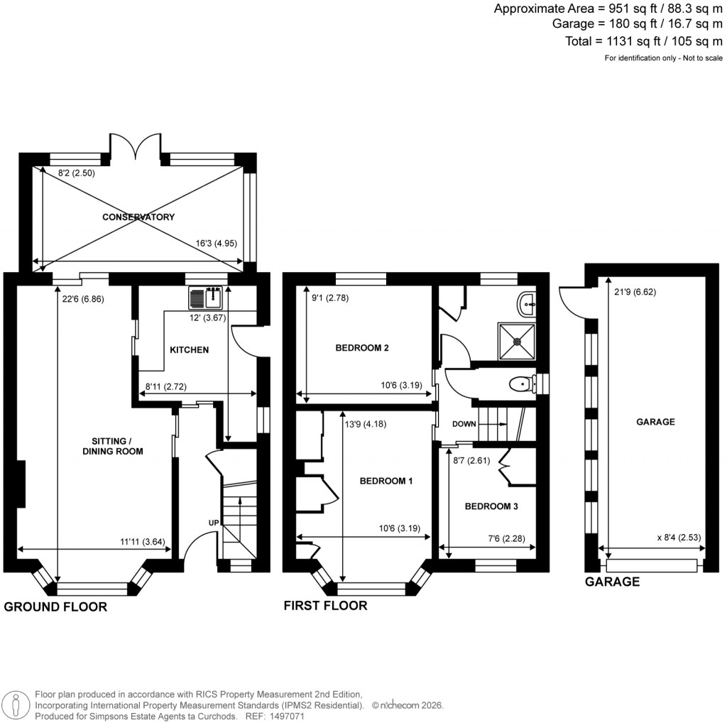 Floorplans For Stockers Lane, Woking