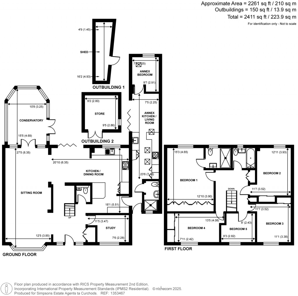 Floorplans For East Gardens, Woking