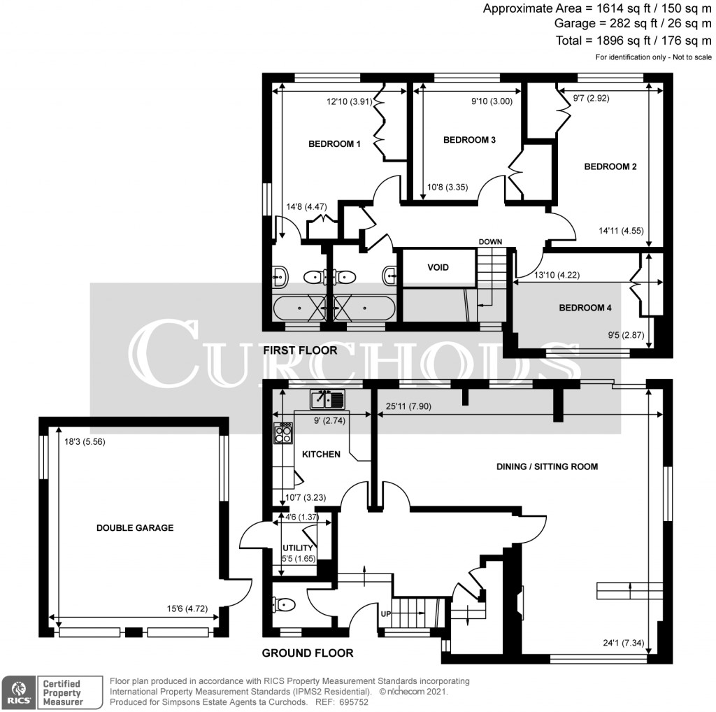 Floorplans For Hook Heath Road, Hook Heath, Woking, GU22